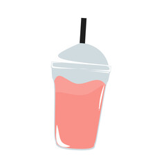 Illustrasion of a bubble tea drink