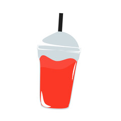 Illustrasion of a bubble tea drink