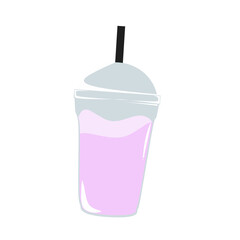 Illustrasion of a bubble tea drink