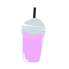 Illustrasion of a bubble tea drink