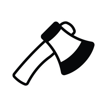recommend clip art: camping axe for chopping wood, survival, and outdoor adventures.