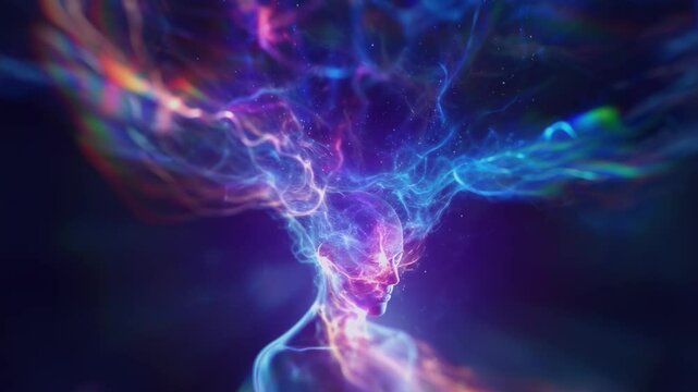 looping generative video. awareness of astral energies of the subtle plane.	