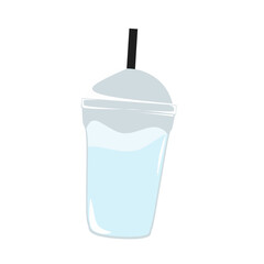 Illustrasion of a bubble tea drink