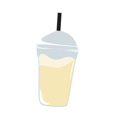 Illustrasion of a bubble tea drink