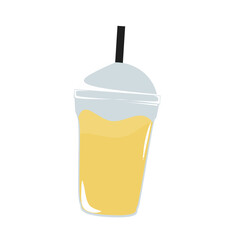 Illustrasion of a bubble tea drink