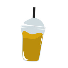 Illustrasion of a bubble tea drink