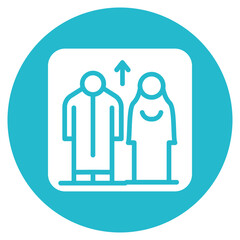 Hajj Guide Vector Icon