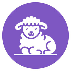 Sacrificial Lamb Vector Icon
