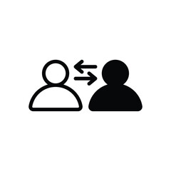 Two Way Communication Vector icon