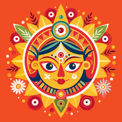 Bangali new year vector on white background