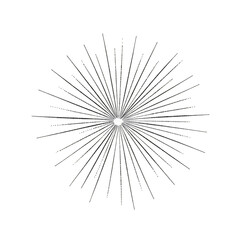 Obraz premium Sparkling Radiance Abstract Burst of Light