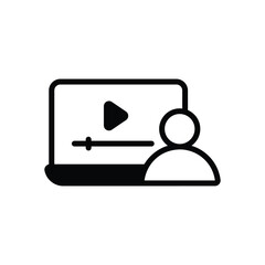 Online Class Vector icon