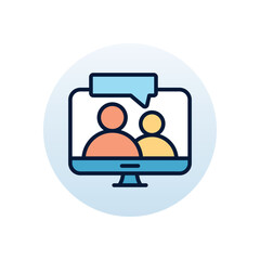 Webinar Vector icon