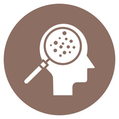 Irritated Scalp Vector Icon