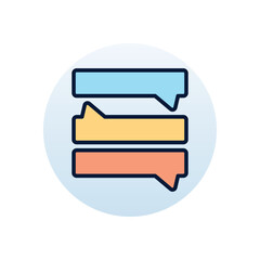 Live Chat Vector icon