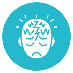 Throbbing Pain Vector Icon