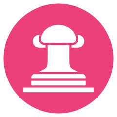 Mooring Bollard Vector Icon