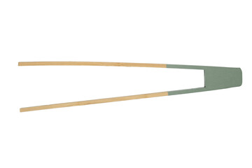 Wooden Toaster Tongs with Painted Handle