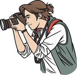 man with camera