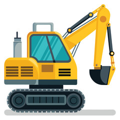 excavator vector