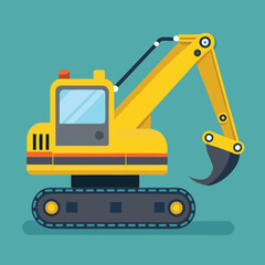 excavator vector