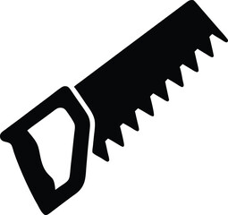 Handsaw or hacksaw icon. Vector illustration