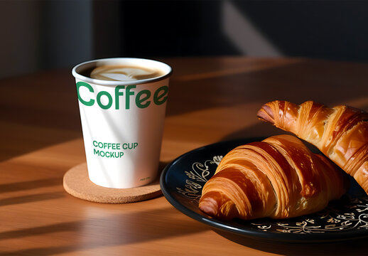 Paper Coffee Cup Mockup