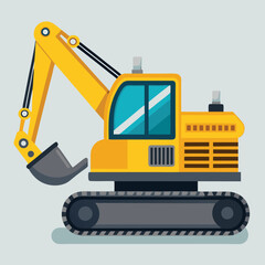 excavator vector