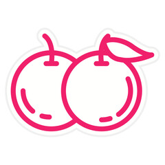 Vector Design Orange Icon Style