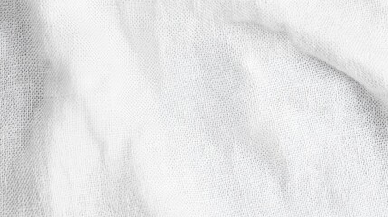White cotton fabric canvas texture background for design blackdrop or overlay background.