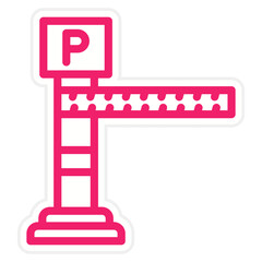 Vector Design Parking Icon Style