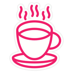 Vector Design Coffee Cup Icon Style