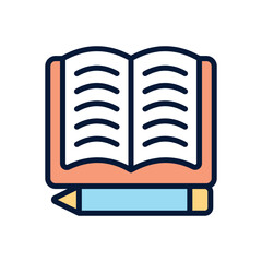 Literature Vector icon