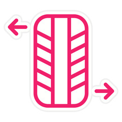Wheel Alignment Icon Style