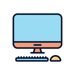 Computer Vector icon
