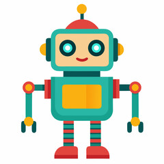 retro toy robot