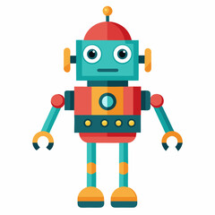retro toy robot