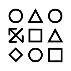 Abstract Geometric Icons Set