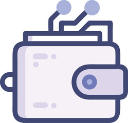 Obraz premium Digital Wallet: Securely Managing Finances and Transactions in the Modern Age, Offering Convenience and Accessibility for Everyday Purchases and Investments.