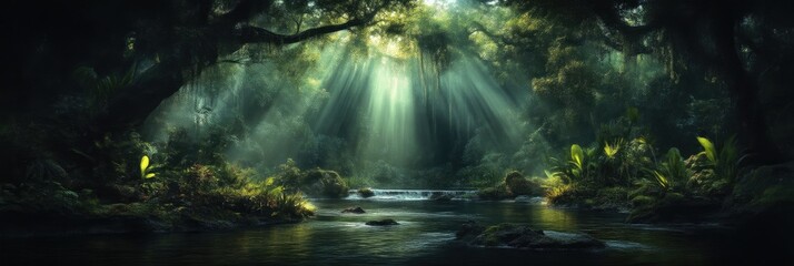 Sunlight Piercing Lush Jungle (2)