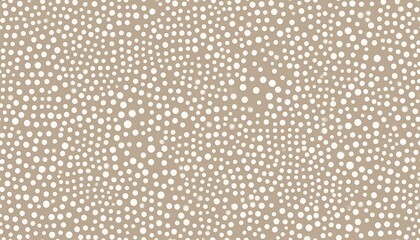 Fototapeta premium シンプルな白ドットパターンの背景素材（ベージュ）
