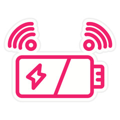 Wireles Battery Icon Style