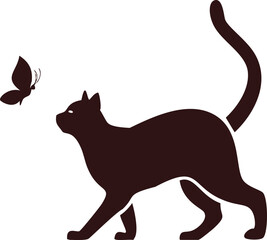 black cat silhouette