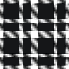 Modern Seamless Tartan in Soft White tones Textile Design Variant 692