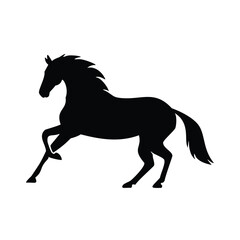 horse silhouette vector