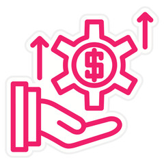 Money Benefit Icon Style