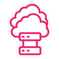 Cloud Storage Icon Style