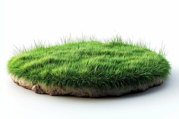 Floating Grass Patch - Lush Green Nature
