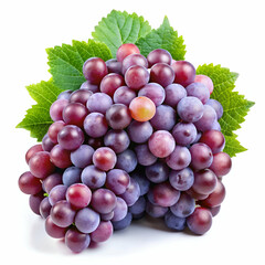 Fototapeta premium Grapes isolated on transparent background 