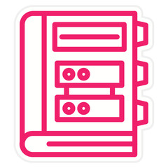 Library Database Icon Style